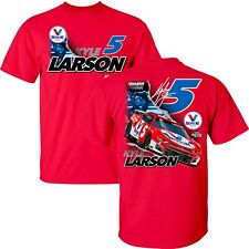 Kyle Larson Valvoline 2-sided Car T-shirt Red
