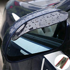 2pack Rear View Mirror Rain Board Eyebrow Guard Sun Visor Car Accessories Black
