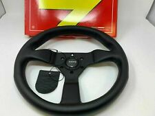 Momo Steering Wheel Montecarlo Black Leather 320mm Momo Hub For Porsche