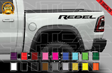 Rebel Decal Set Fits Ram Dodge Trx Truck Bedside Graphic Vinyl Stickers X2