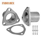 Fx8018ex 2 Id Universal Quickfix Exhaust Triangle Flange Repair Pipe Kit Gasket