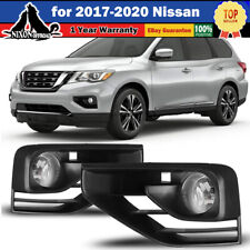 Fog Lights For 17-20 Nissan Pathfinder Driving Bumper Lamps Wiring Switch Kit