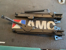 68 69 Amc Javelin Amx Factory Bucket Seat Tracks Pair Excellent Rare Condition