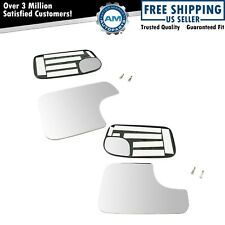 Power Dual Towing Mirror Glass Lh Rh Kit Pair For Dodge Ram New