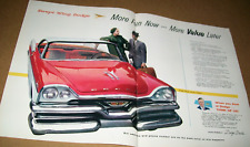 1957 Dodge Royal Lancer Mid-size-mag Centerfold Car Ad -more Fun Now