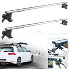 Pair 52 Universal Top Luggage Carrier Roof Rack For Car Suv Wraised Rail 150kg