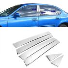 For 2000-2005 Chevy Impala 6pc Stainless Steel Chrome Pillar Post Trim Covers