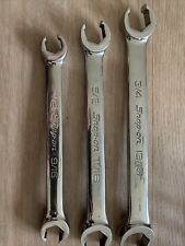 Snap On Tools Flare Nut Line Wrench Set 3pc