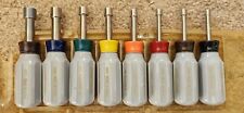 Craftsman Usa Made Rare 41989 8pc Metric Stubby Nut Driver Set - 5mm To 11mm