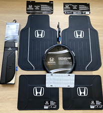  Honda 6 Piece Set Floor Mats Sun Shade Steering Wheel Cover