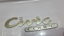 Jdm Honda Civic 92-95 Ej1-ej2 Civiccoupe Rear Emblem Logo Badge Oem Parts