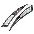 2pcs Universal Glossy Silver Car Exterior Side Fender Vent Air Wing Sticker Trim
