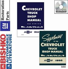 1955 1956 Chevrolet Truck Shop Service Repair Manual Cd