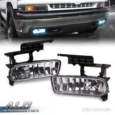 Clear Bumper Fog Lights Driving Lamps Fit For 00-06 Chevy Suburban Tahoe