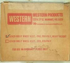 62425 Western Dolly Wheel Assembly For Pro Unimount Plows
