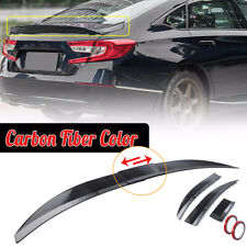 For Honda Accord Civic Rear Trunk Lip Spoiler Wing For Universal Carbon Fiber