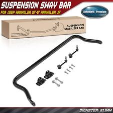 Front Suspension Sway Bar W Bushing Kit For Jeep Wrangler 2007-2017 Wrangler Jk