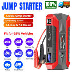 99800mah Car Jump Starter Power Bank Battery Charger Phone Wireless Charging Us