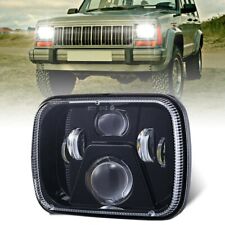Dot 5x7 7x6 Led Headlights For Jeep Wrangler Yj 1986-1995 Cherokee Xj 1984-2001
