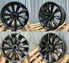 19 Turbine Style Matte Black Wheels 19x8.5 Rims 5x114.3 Fit Tesla Model 3 Y