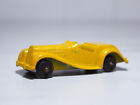 Rare Vintage Tootsie Toy Mg Chicago Usa Cold Painted Yellow Roadster Toy Car
