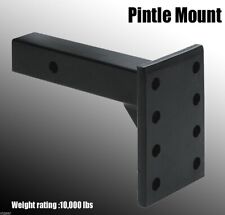 Hd 2 10000 Lbs Trailer Truck Receiver Pintle Mount Hitch Adjustable Flat Plate