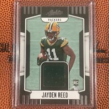 2023 Panini Absolute Jayden Reed Rookie Patch Arm-15 Collectible Rc Packers