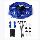 10 Inch Universal Slim Fan Push Pull Electric Radiator Cooling 12v Mount Kit Bu