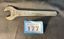 King Dick Single Open Ended Spanner Wrench Auto Tool Kit Roll 516 W Vintage Old