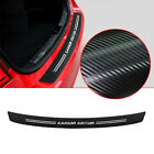 4d Carbon Fiber Rear Trunk Protector Pedal Car Sticker Anti Scratch Bumper Guard