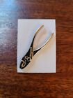 Vintage Snap-on Tools Silver Pliers Lapel Hat Tie Pin Pinback Old Stock Mint