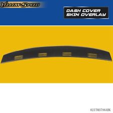 Black Fit For 02-2005 Dodge Ram 1500 2500 Molded Dash Board Cap Cover Overlay