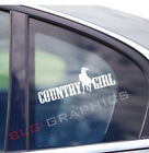 Country Girl Sticker Decal Cute Cowgirl Horse Suv Truck Car Window Gal