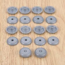 10 Pairs Clips Buttons Anti-slip Seat Belt Stop Buckle Retainers Dia 16mm Grey